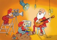 Christmas Card Santa's YuleTube Channel 